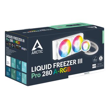 ARCTIC Liquid Freezer III Pro 280 A-RGB (White) Processor Alt-i-en v&aelig;skek&oslash;ler 12 cm Hvid 1 stk