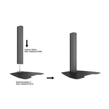 Multibrackets M Pro Series monteringskomponent - svart