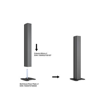 Multibrackets M Pro Series monteringskomponent - svart