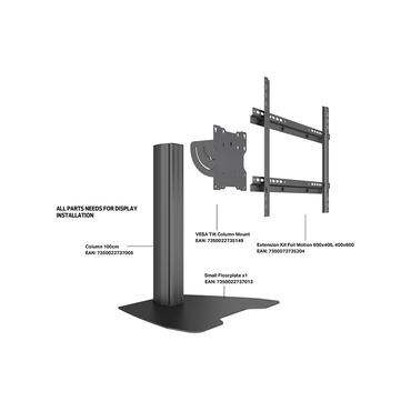 Multibrackets M Pro Series monteringskomponent - svart