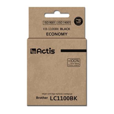 Actis KB-1100Bk Blæk (erstatning Brother LC1100BK/980BK; Standard; 28 ml; sort)