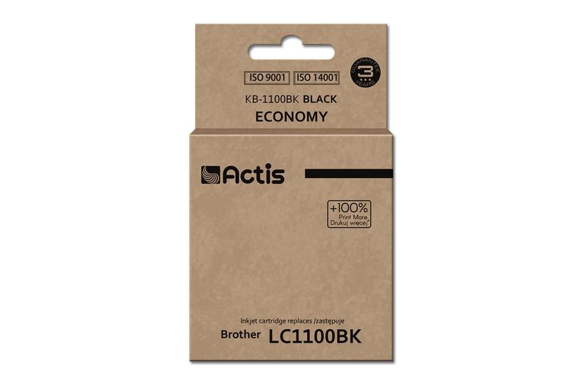 Actis KB-1100Bk Blæk (erstatning Brother LC1100BK/980BK; Standard; 28 ml; sort)
