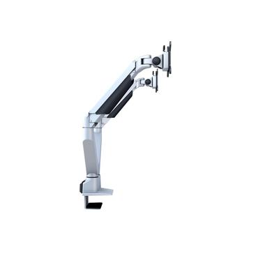 Multibrackets M VESA Gas Lift Arm Dual Side by Side ställ - justerbar arm - för 2 LCD-bildskärmar - silver
