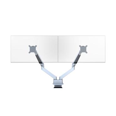 Multibrackets M VESA Gas Lift Arm Dual Side by Side ställ - justerbar arm - för 2 LCD-bildskärmar - silver