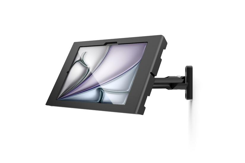 Compulocks iPad Air M2 & M3 11", Apex Enclosure Swing Wall Mount - Black monteringssats - synliga kameror och sensorer fram/bak - f&ouml;r surfplatta - svart