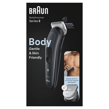Braun BodyGroomer 3 BG3340 Sort, Gr&aring;