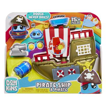 MGA Entertainment DohKins Pirate Ship Playset Legesæt med modellervoks 191 g Flerfarvet
