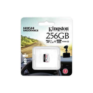 Kingston High Endurance - flash-minneskort - 256 GB - microSDXC UHS-I U1