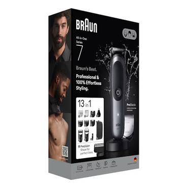 Braun AIO7560 skæg- og hårtrimmer Sort, Grå 14 Lithium-Ion (Li-Ion)