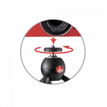 Manfrotto PIXI Mini kamerastativ Digital-/filmkameraer 3 ben Sort