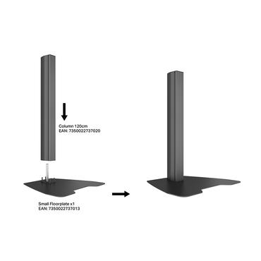 Multibrackets M Pro Series monteringskomponent - svart