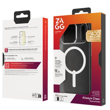 ZAGG Crystal Palace Snap mobiltelefon etui 16 cm (6.3") Cover Transparent