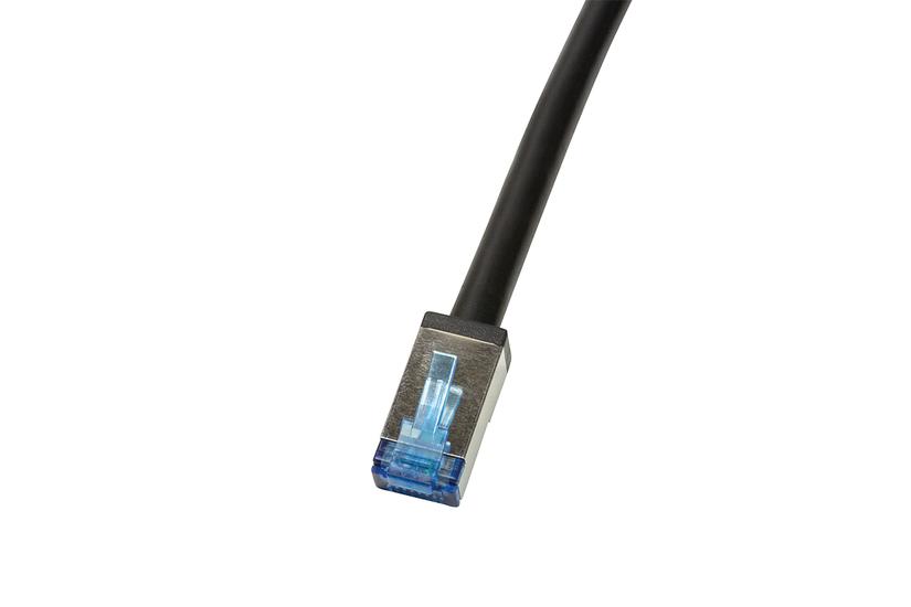 LogiLink CQ7123S netv&aelig;rkskabel Sort 30 m Cat6a S/FTP (S-STP)