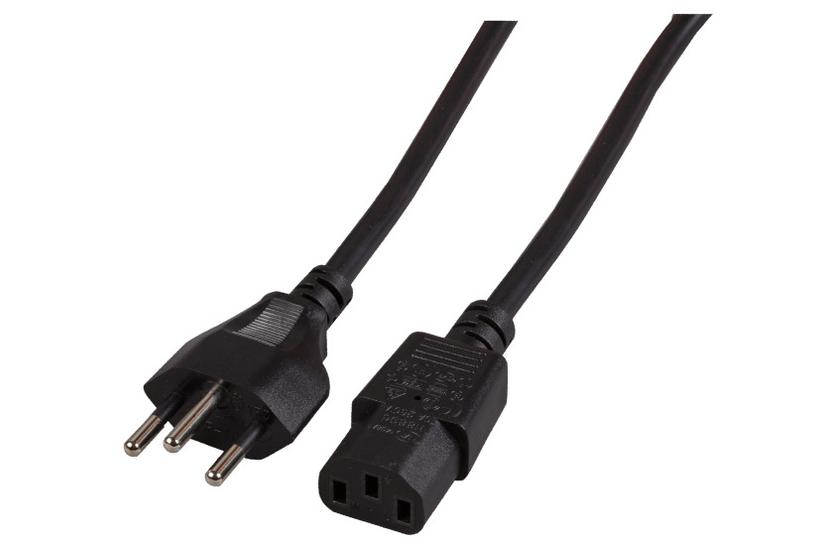 EFB Elektronik EK537.2V3 el-ledning Sort 2 m T12 C13 forbinder