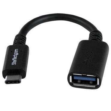 StarTech.com USB-C to USB Adapter - 6in - USB-IF Certified - USB-C to USB-A - USB 3.1 Gen 1 - USB C Adapter - USB Type C (USB31CAADP) - USB-C adapter - 24 pin USB-C til USB Type A - 15.2 cm