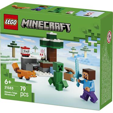 LEGO Minecraft Steves tajga-eventyr