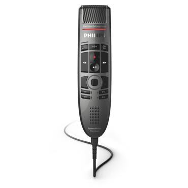 Philips SpeechMike Premium Touch SMP3700 Højttalermikrofon Kabling Sort Grå