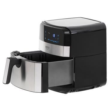 Camry Premium CR 6311 frituregryde Enkelt 5 L Enkeltstående 2500 W Varmluftsteger Sort, Rustfrit stål