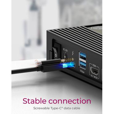 ICY BOX IB-DK2246AC - dockingstation - USB-C 3.2 Gen 2 / Thunderbolt 3 / Thunderbolt 4 - 2 x DP, 3 x HDMI - 1GbE