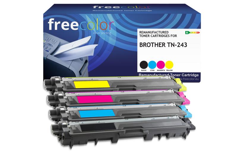 Freecolor K38597F7 tonerpatron 4 stk Kompatibel Sort, Blå, Magenta, Gul