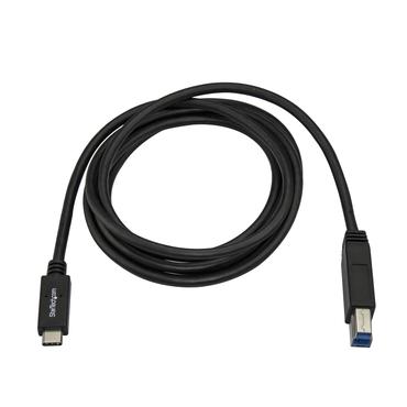 StarTech.com USB C to USB B Printer Cable - 6 ft / 2m - USB C Printer Cable - USB C to USB B Cable - USB Type C to Type B (USB315CB2M) - USB-kabel - 24 pin USB-C til USB Type B - 2 m