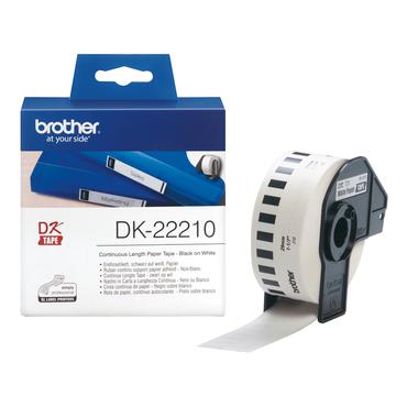 Brother DK-22210 - etiketter - Rulle (2,9 cm x 30,5 m)