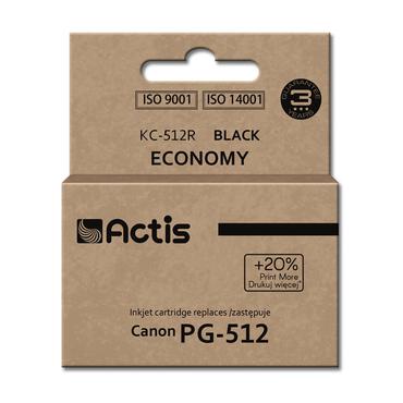 Actis KC-512R Blæk (Canon udskiftning PG-512; Standard; 15 ml; sort)