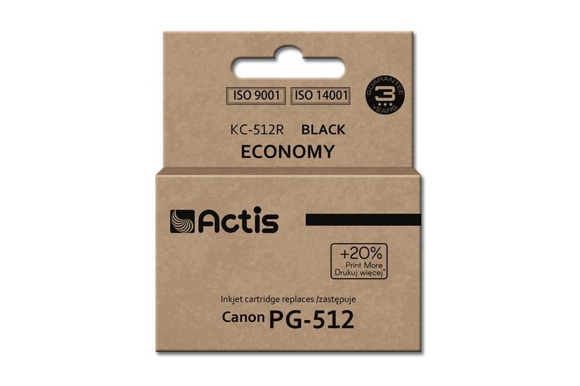 Actis KC-512R Blæk (Canon udskiftning PG-512; Standard; 15 ml; sort)