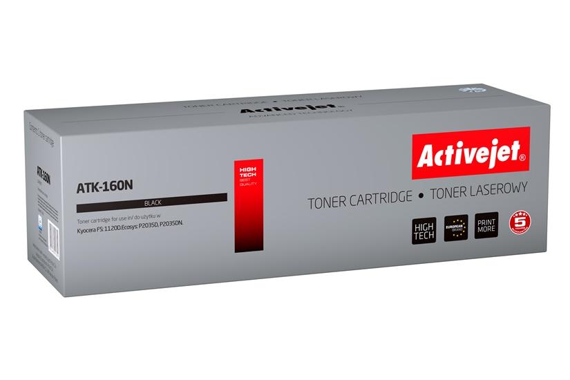 Activejet tonerpatron ATK-160N (erstatning Kyocera TK-160; Supreme; 2500 sider; sort)