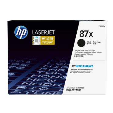 HP 87X - L&aring;ng livsl&auml;ngd - svart - original - LaserJet - tonerkassett (CF287X)