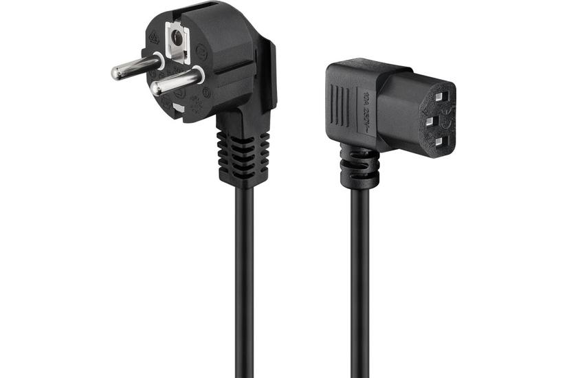 goobay NK 102 S-500 - str&ouml;mkabel - power IEC 60320 C13 till power CEE 7/7 - 5 m