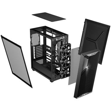Corsair Chassi - Midi Tower - Mini-ITX, MicroATX, ATX - 16,5 cm - 40 cm - 7