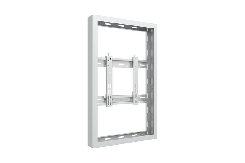 Multibrackets M Pro Series indelukke - lavprofil - for digitalt skiltepanel - lille - hvid