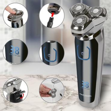 ProfiCare PC-HR 3023 Rotations shaver Trimmer Krom