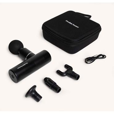 Swedish Posture Massage Gun Mini Recovery massageapparat Universel Sort