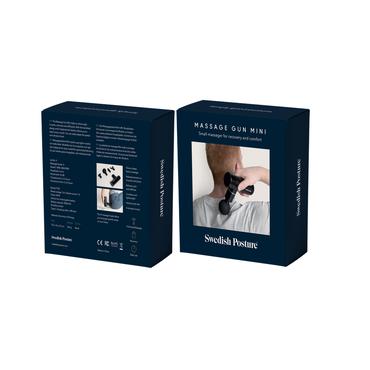 Swedish Posture Massage Gun Mini Recovery massageapparat Universel Sort