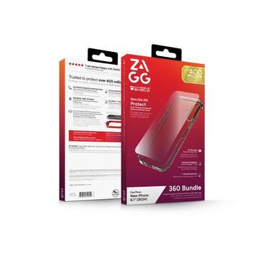 Zagg InvisibleShield Glass Elite 360 - baksidesskydd f&ouml;r mobiltelefon