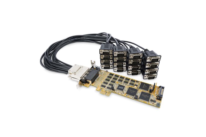 StarTech.com 16 Port PCI Express Serial Card - High-Speed PCIe Serial Card - expansionsmodul - PCIe 1.1 - RS-232 x 2