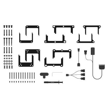 Alphacool 13074 Computerkølesystem Processor Alt-i-en væskekøler 12 cm Sort 1 stk