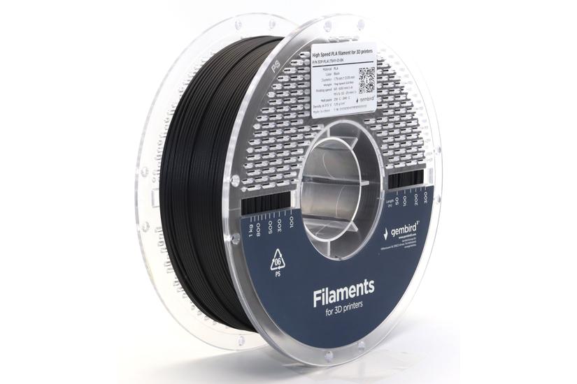 GEMBIRD High Speed PLA filament black 1.75 mm 1 kg