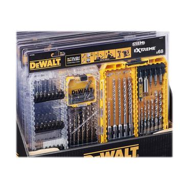DeWALT Extreme DT70760-QZ - skruetrækker og borebitsæt - for metal, murerarbejde - 68 stykker