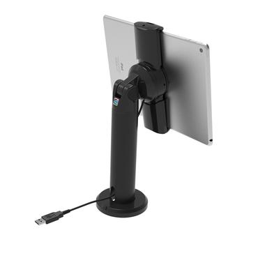 Compulocks Universal Tablet Cling Rise Tilting Kiosk 8" stativ - for tablet - sort