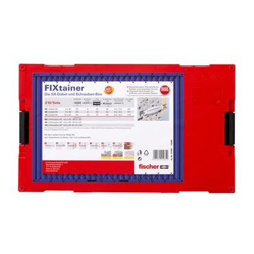 Fischer 532891 skrueanker og vægudtag 105 stk Skrue og vægstiksæt
