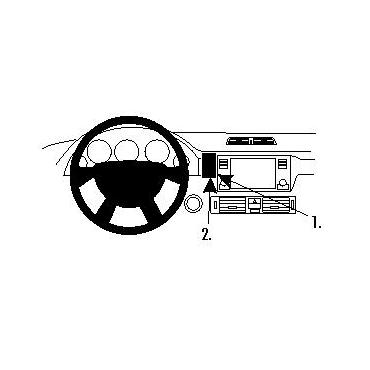 Brodit ProClip Center mount - montering för mobiltelefon