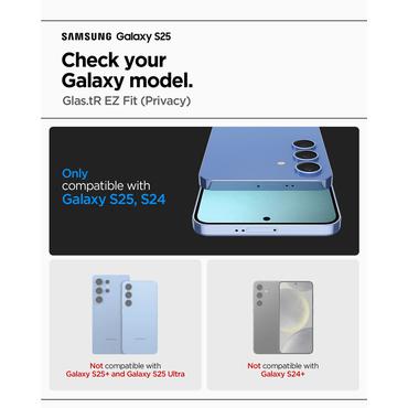 SZKŁO PRYWATYZUJĄCE SPIGEN GLAS.TR &rdquo;EZ FIT&rdquo; HD 2-PACK GALAXY S24 / S25 PRIVACY
