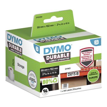 DYMO Durable Hvid Selvklæbende printeretiket