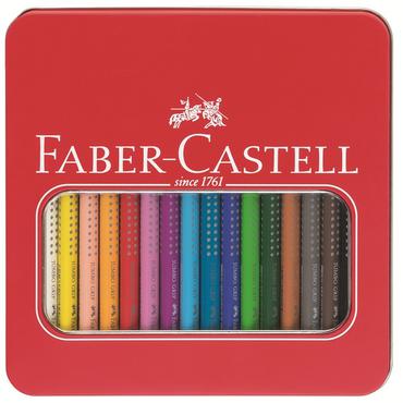 Faber-Castell Jumbo GRIP - f&auml;rgpenna - sorterade intensiva f&auml;rger (paket om 16)