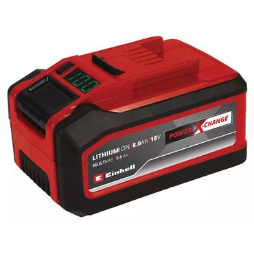 EINHELL 4511600 - Power-X-Change Plus System-Akku mit Multi-Ah Technologie (18V Li-Ionen - 5-8 Ah - digitale Ladestandanzeige) (4511600)