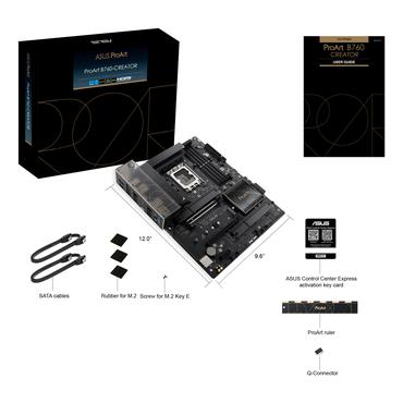 ASUS PROART B760-CREATOR - moderkort - ATX - LGA1700-uttag - B760