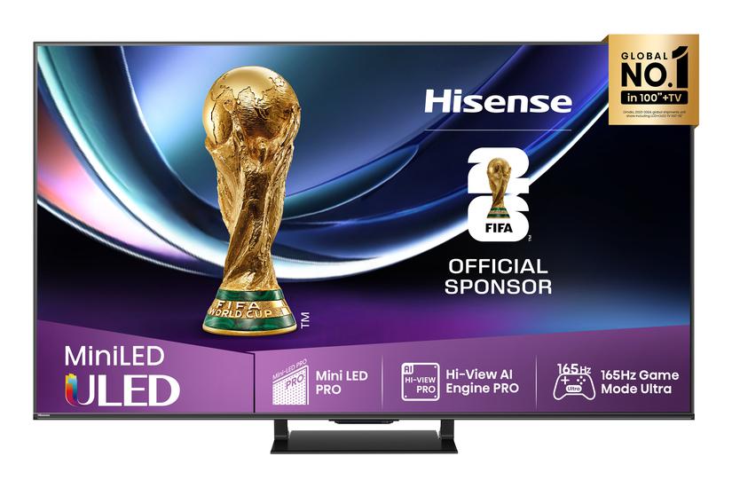 Hisense 55U7Q PRO 139,7 cm (55") 4K Ultra HD Smart TV Wi-Fi Sort 500 cd/m²